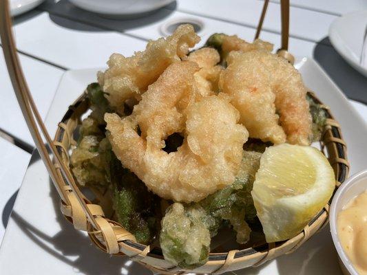 Shishito and Rock Shrimp Tempura