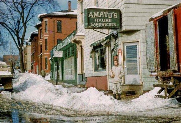 Picture taken of the original Amato's (Newbury street & India street Portland