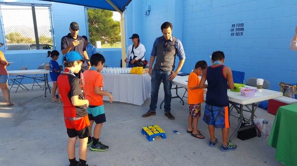 Kids playing games at Ascarte Park in #ElPaso