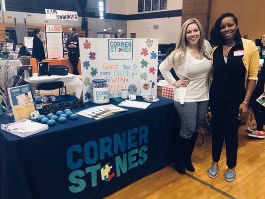 Cornerstones Booth at the Developmental Differences Fair!