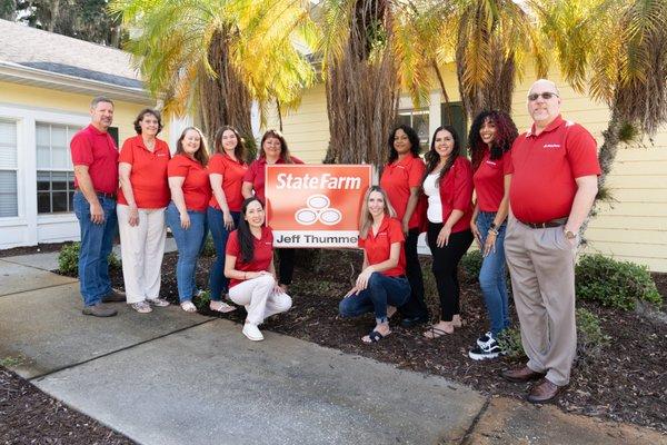 Our team here at Jeff Thummel State Farm!