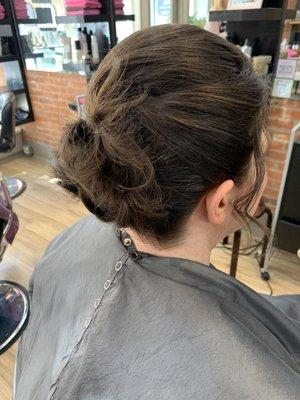 updo, formal hairstyle