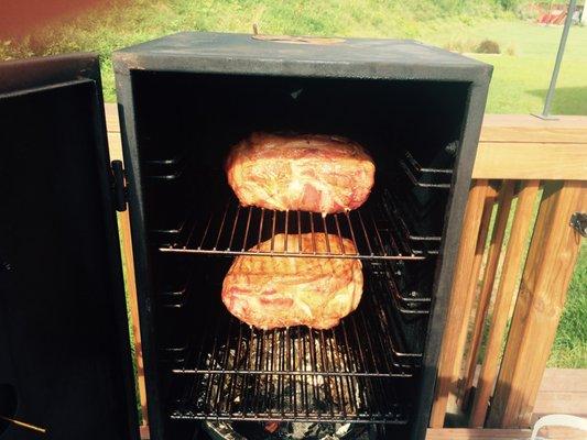 BBQ in the smoker!