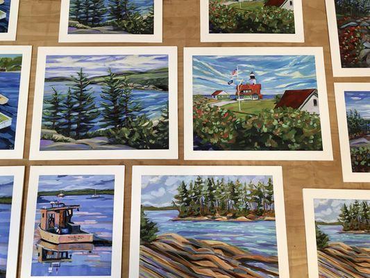 A summer print restock for client Terry Wilson of Maine Point of View: https://etsy.me/3aXXcSe