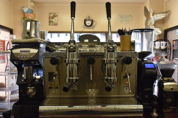 Victoria Arduino La Leva is the heart and soul of our espresso drinks.