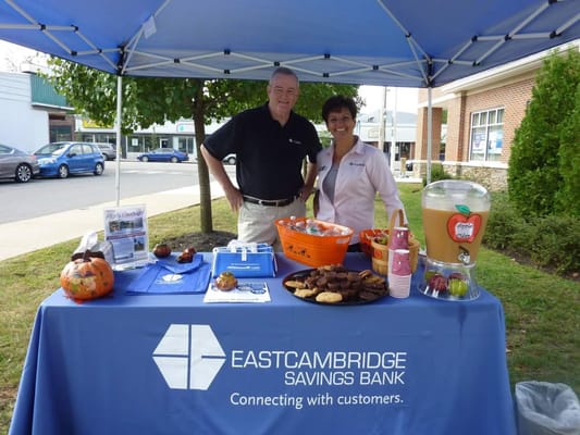 Fern Pina & Tim Tuttle, Trapelo Rd Banking Center on Shred Day 9/19/2015