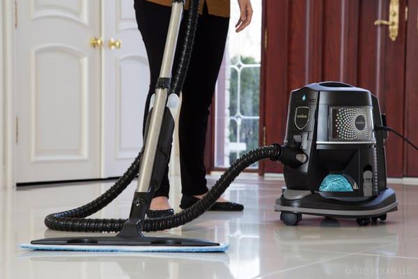 Clean and polish your bare floors, wet or dry!