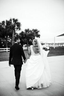 Bride and groom editorial