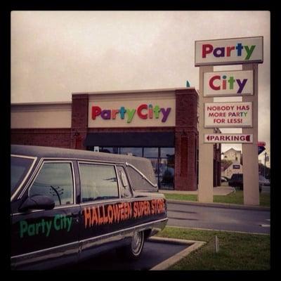 Party City storefront Instagrammed at Halloween