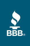 A+ Rating with our partners at the BBB