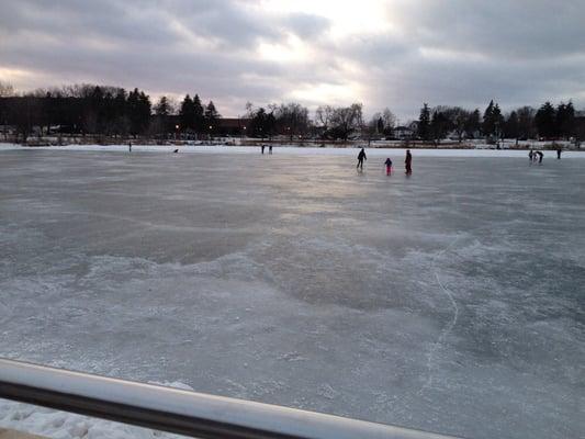 Ice skating