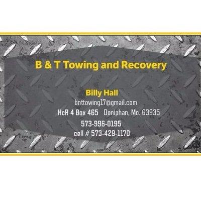 B & T Towing and Recovery