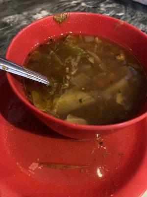 Ground beef vegetable soup