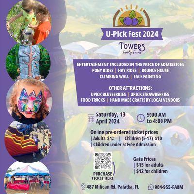 U-Pick Fest! April 13, 2024