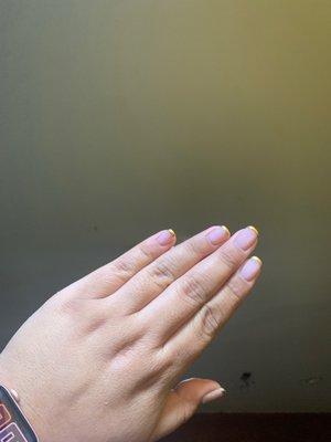 I will practice taking better nail pictures lol but I am loving the way my nails look and feel!