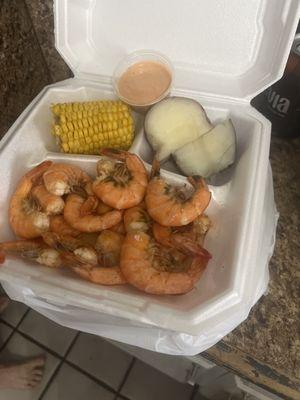 Boiled shrimp