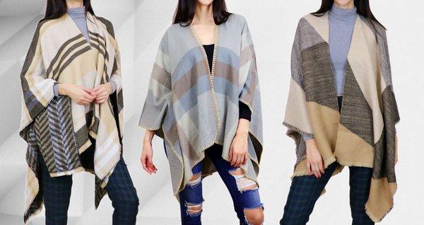 Ponchos and cardigans -- www.ladouble7.com