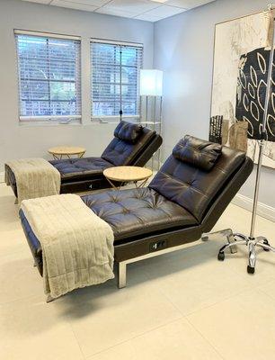 Relax in the Diamond Lounge with a Vitamin IV drip