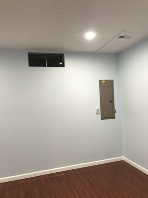 Painting and baseboard installation