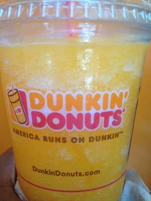 Orange flavor coolatta...