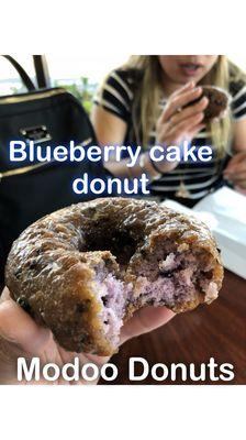 Blueberry cake donut Light crisp