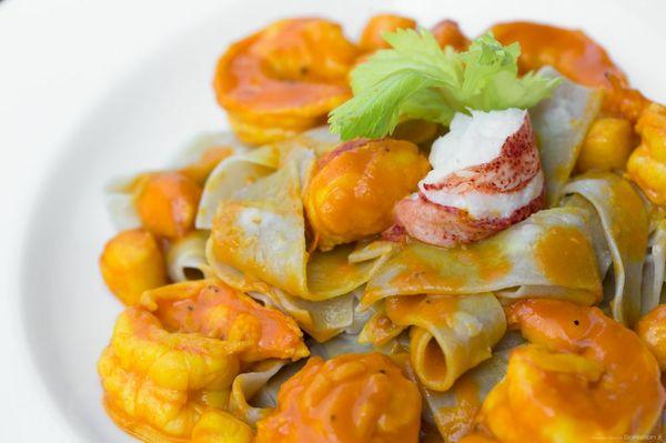 Seafood Papardelle.!!