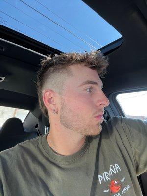 Mohawk fade