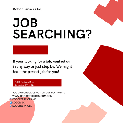 We can help you find the job perfect for you! Along with everything else we serve as an Employment Agency. Give us a call or come right in!