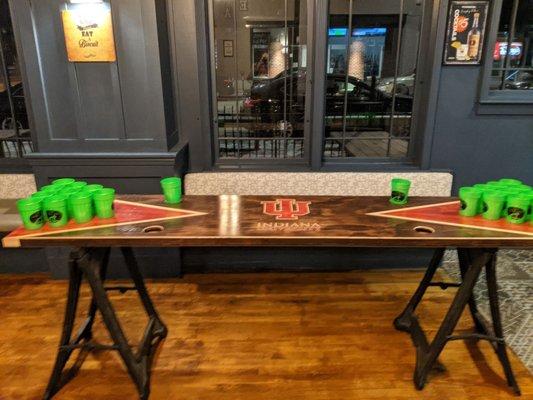 Pong table in the B&G side