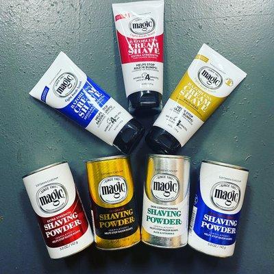 Magic men's shaving products