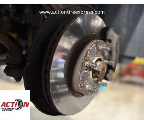 Rev up your ride and stop on a dime with Action Tire Express and Service's Premium Brake Repair! LIMITED TIME OFFER