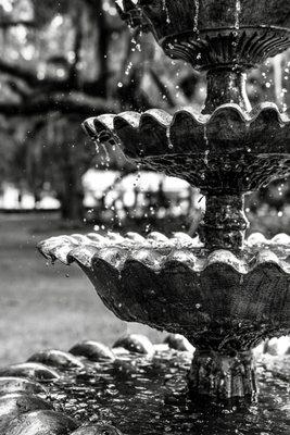 Fountain in the beautiful park