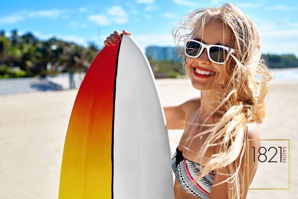 Surf-style hair is great