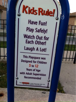 MoaM playground sign back