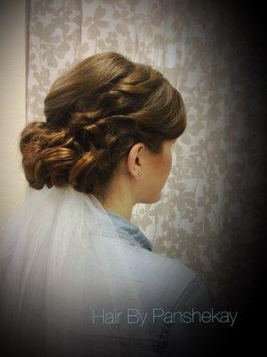 Wedding updo