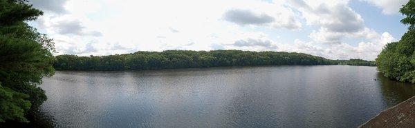 Panoramic view of Union Pond