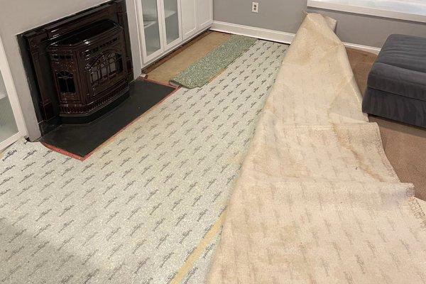 Carpet removal