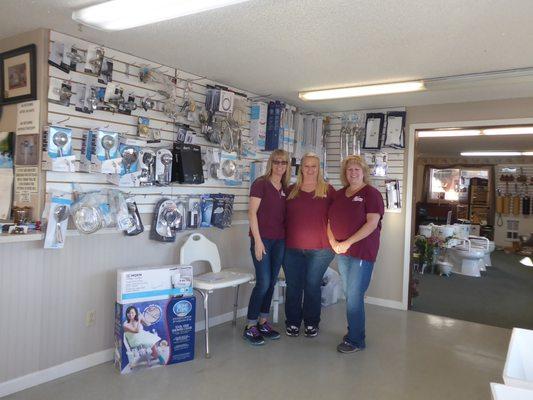 The " Girls at Bill's " come see them for your plumbing repairs...