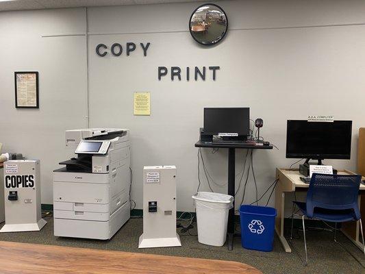 Printer's area