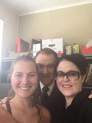 Dr. Giambelluca with his very sweet and experienced office manager and his wife Liz