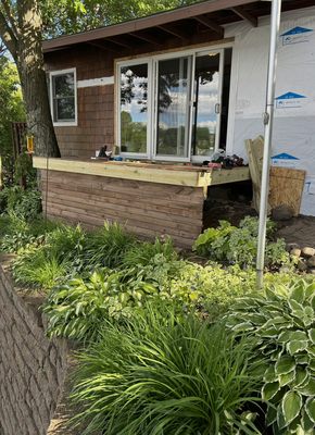 Half way through this deck build! Excited to see it finished.