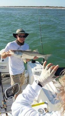 Brook with a nice snook