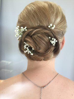 wedding updo by josie