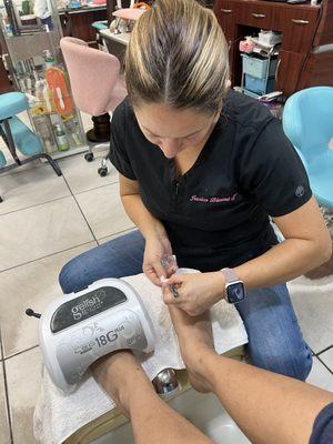 Pedi by Jessica