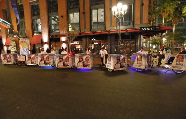 San Diego Outdoor Advertising in Gaslamp