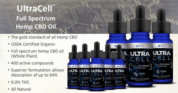 We are ecstatic to carry Ultracell CBD, and have seen great healing with this oil!