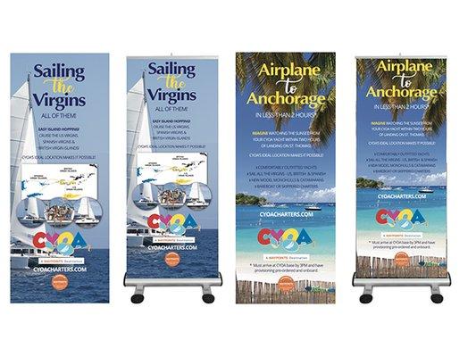 CLIENT Caribbean Yacht Charters Trade Show Materials 2020