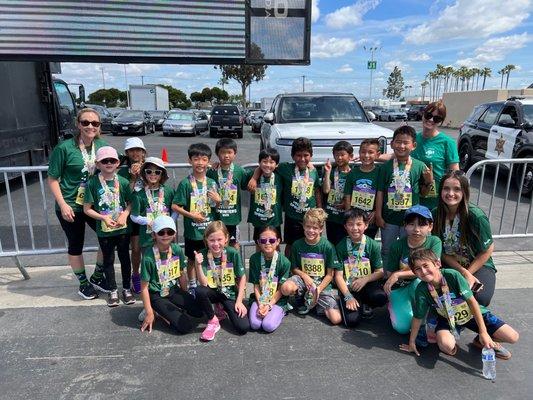 Way to go Cyclones! These students completed their Kids Run the OC final run at the OC Fairgrounds.