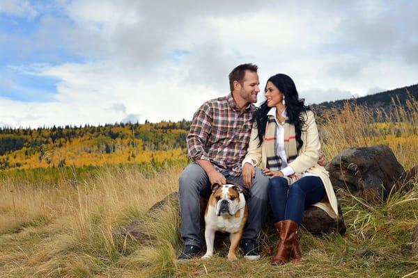 Arizona Snowbowl family portrait, Flagstaff, Arizona.