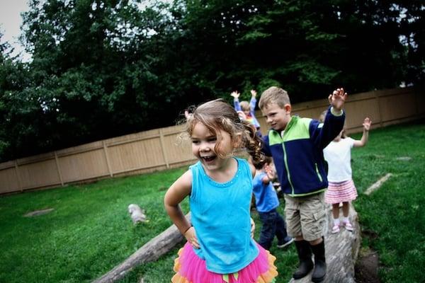 Year-round outdoor playgrounds